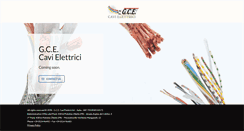 Desktop Screenshot of gcecables.it