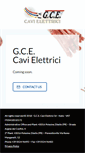 Mobile Screenshot of gcecables.it