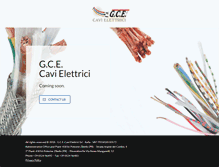 Tablet Screenshot of gcecables.it